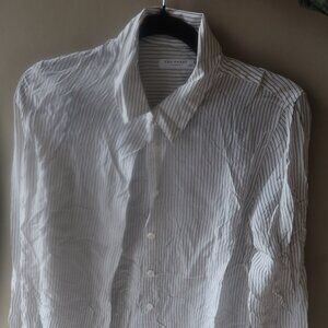 Office Siren Equipment Femme Striped Blouse